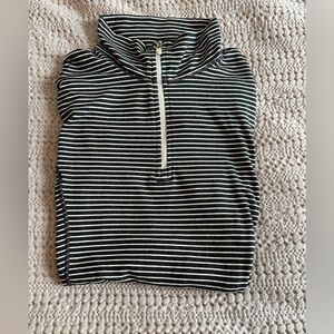 Women’s Gap Fit Long Sleeve Pullover 3/4 Zip Up Small